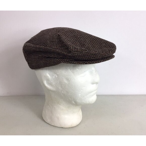 Totes Plaid Newsboy Hat Cap Mens Small - Picture 1 of 6